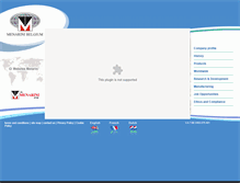 Tablet Screenshot of menarini.be